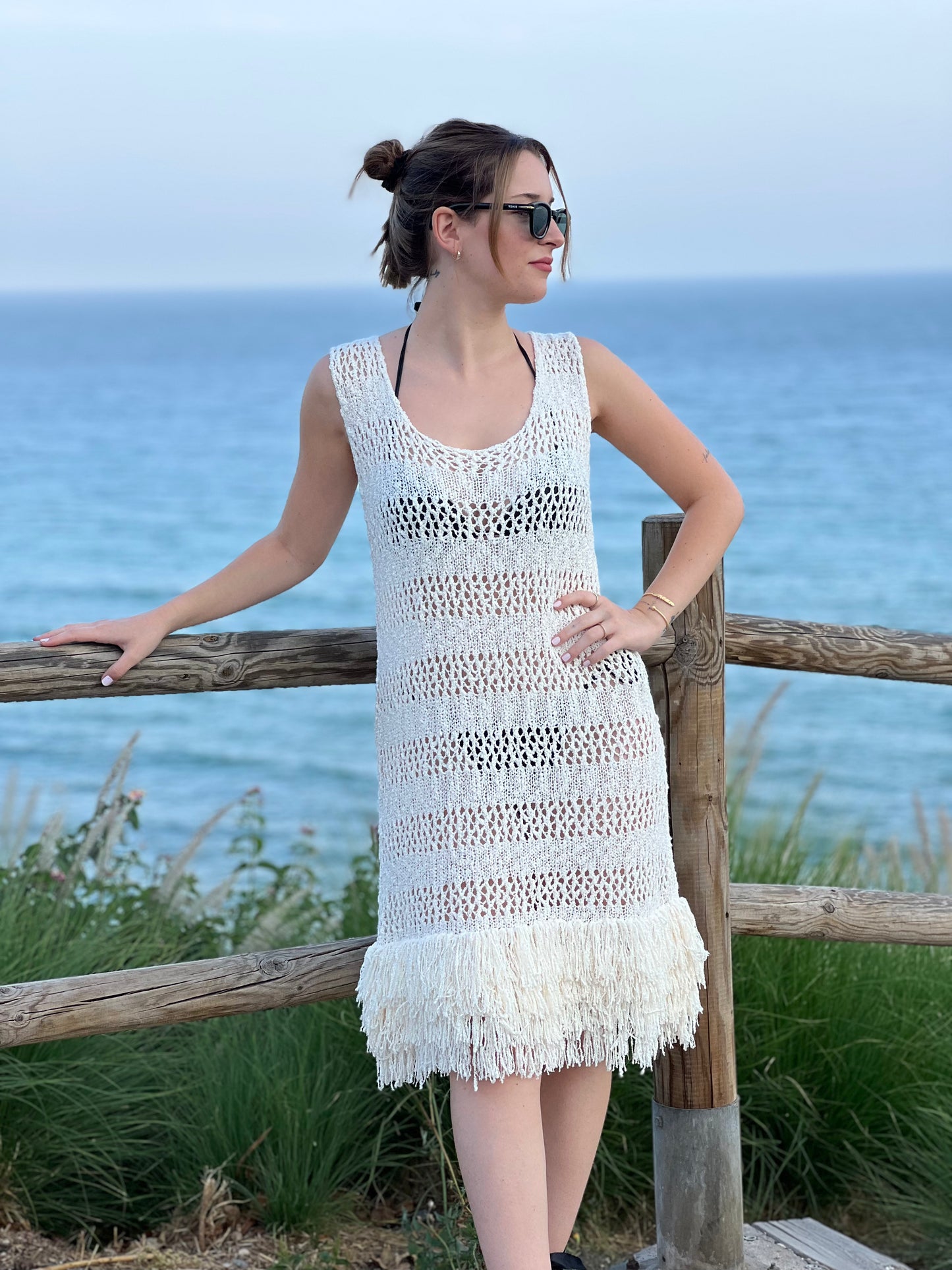 Vestido Boho Chic de Crochet – Ligereza y Estilo