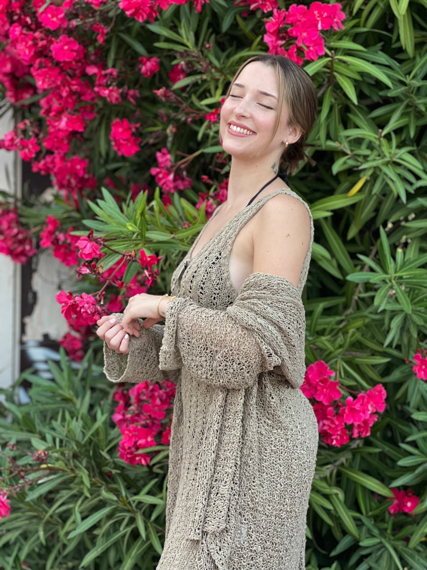 Vestido boho con flecos largo estilo boho