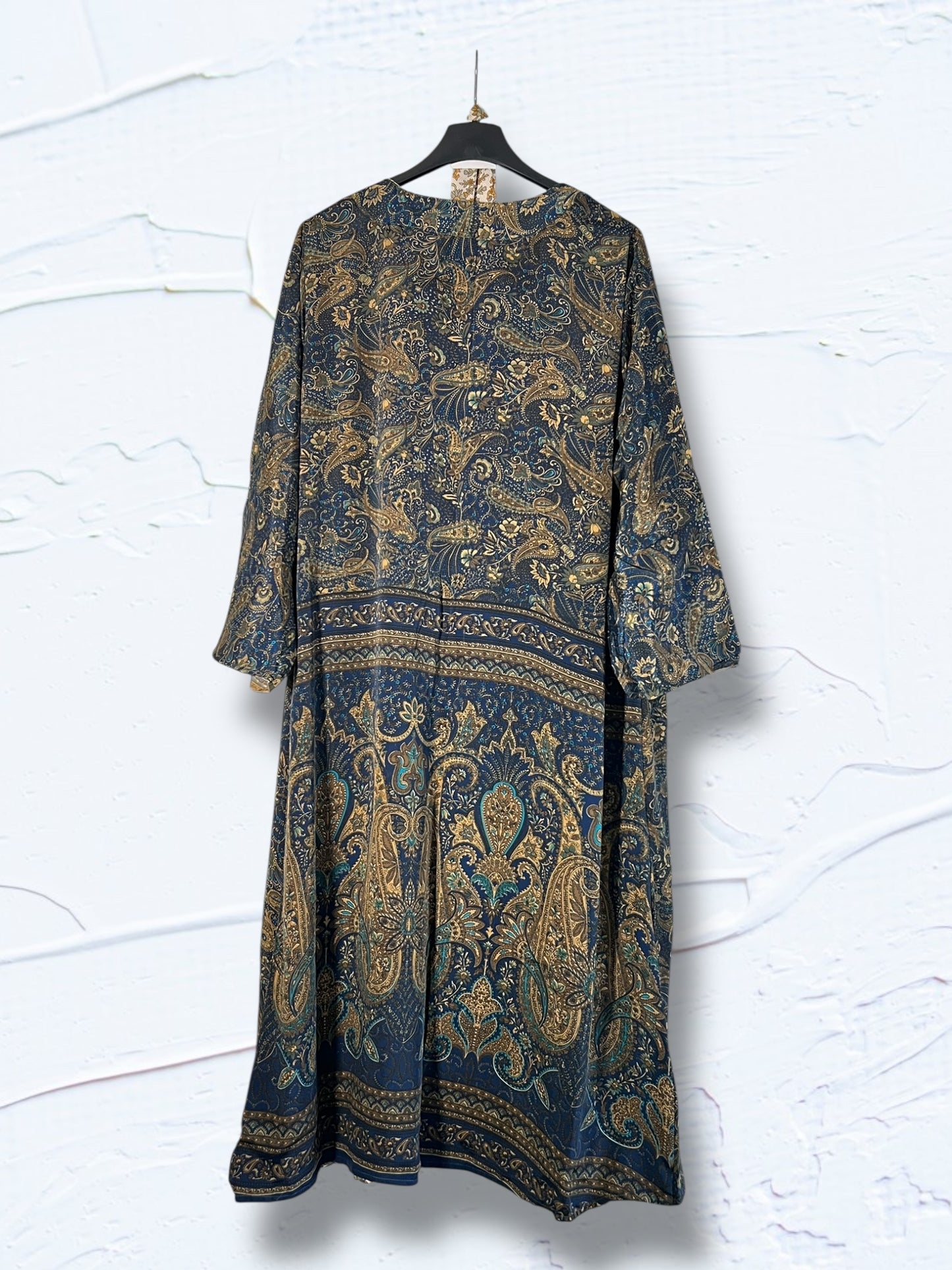 Kimono reversible de seda reciclada, XL unisex Vancouver