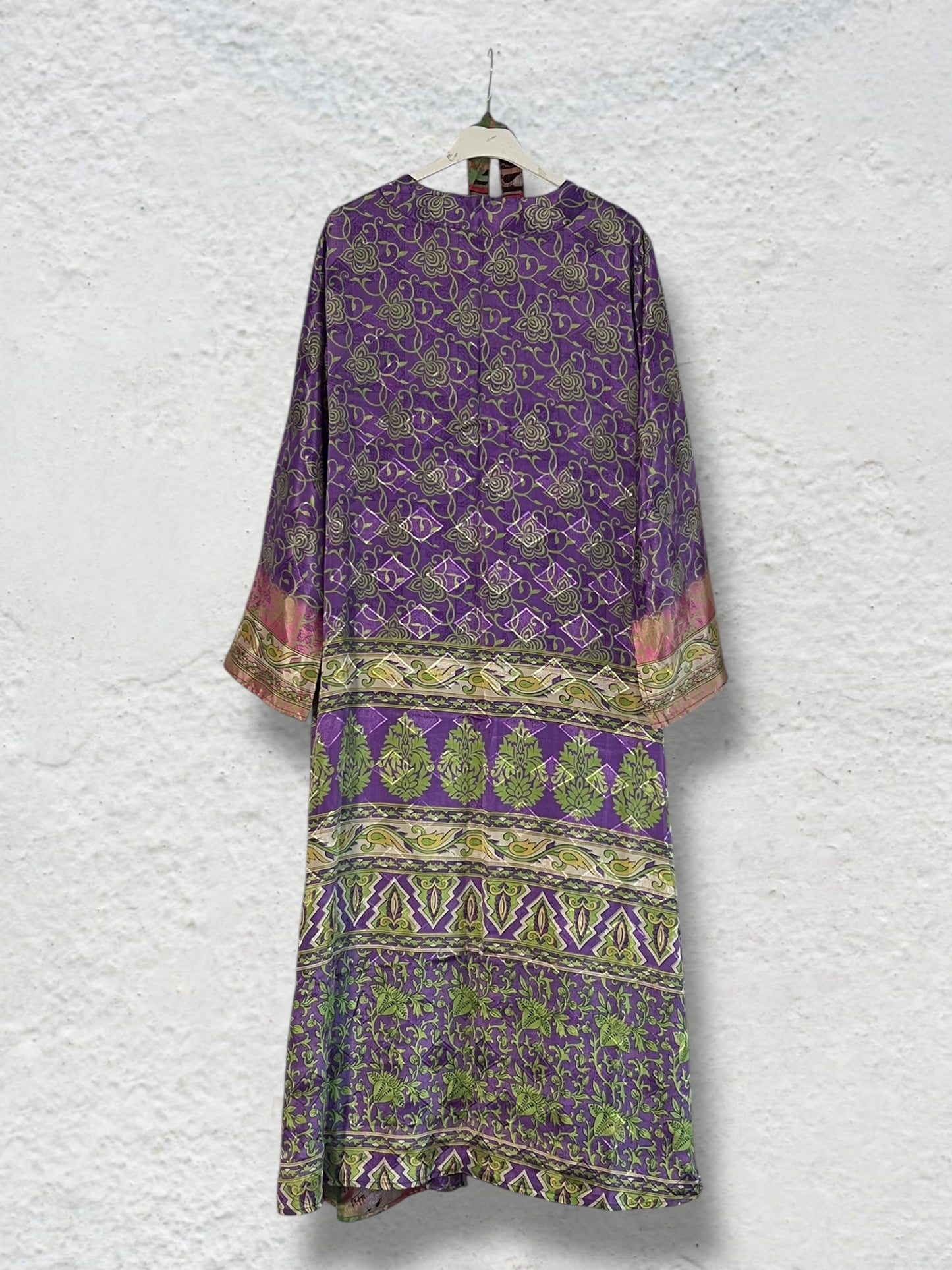 Kimono de seda reciclada Reversible Malaga
