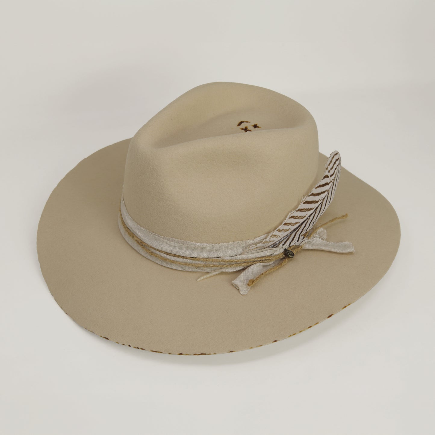 Sombrero de lana australiana Coyote gris