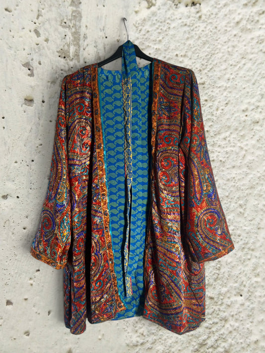 Kimono reversible corto Sakura