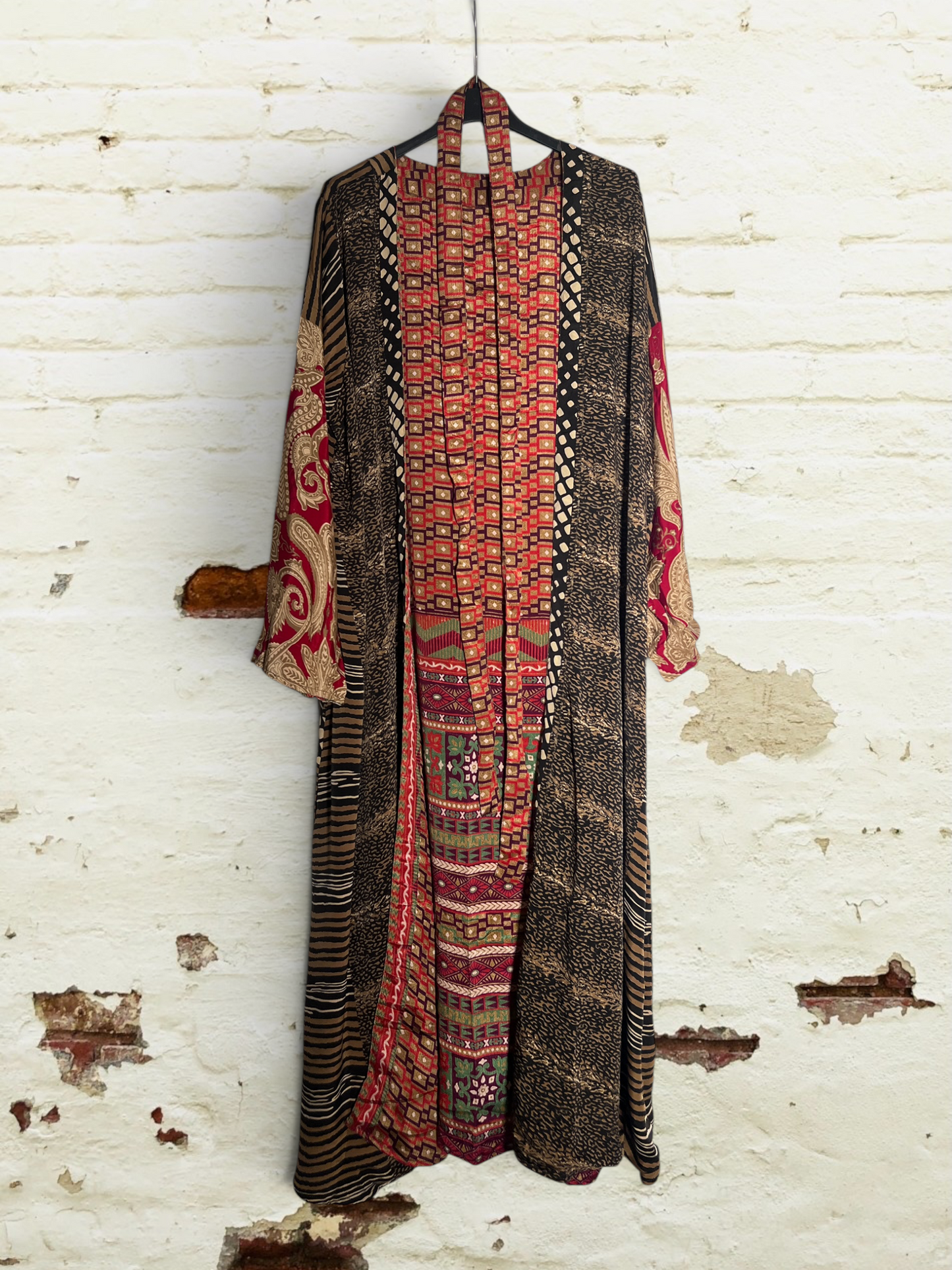 1 Kimono de seda reciclada Reversible Desierto