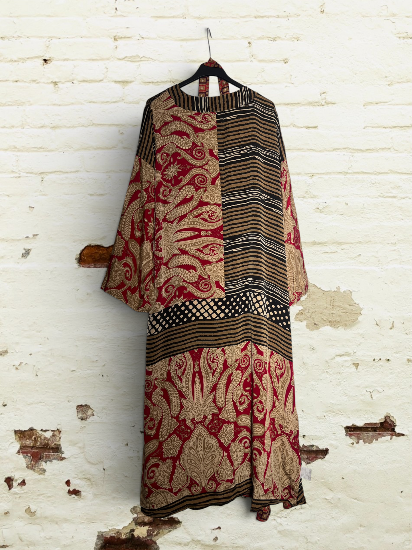 1 Kimono de seda reciclada Reversible Desierto