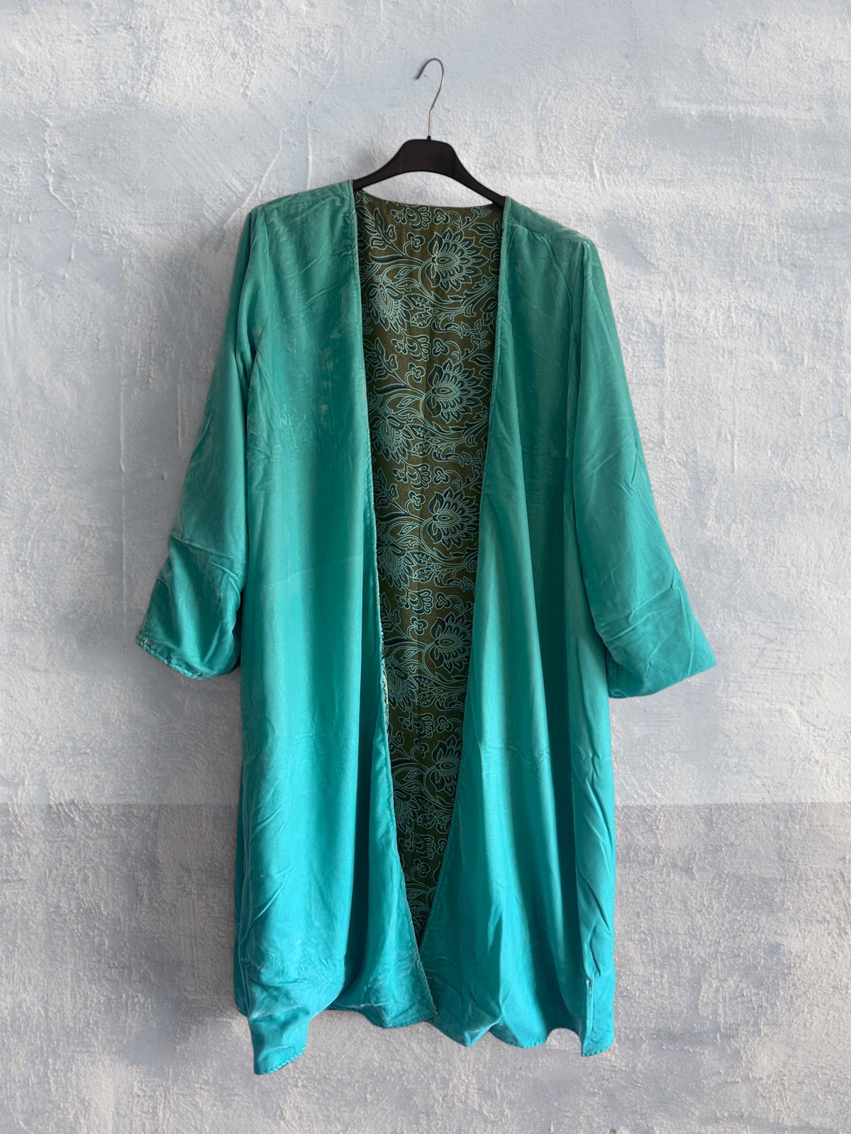 Kimono terciopelo medio largo reversible SPA