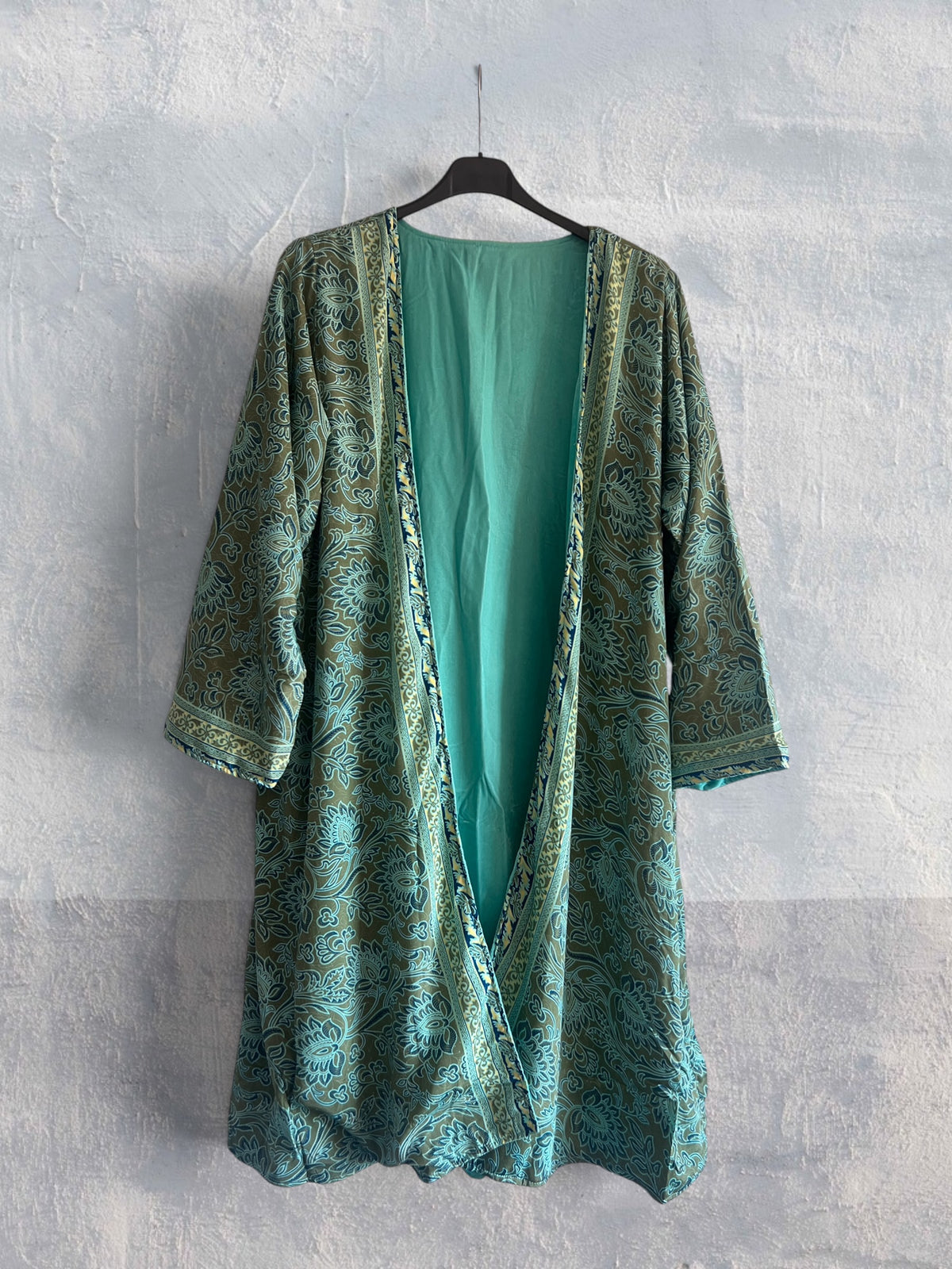 Kimono terciopelo medio largo reversible SPA
