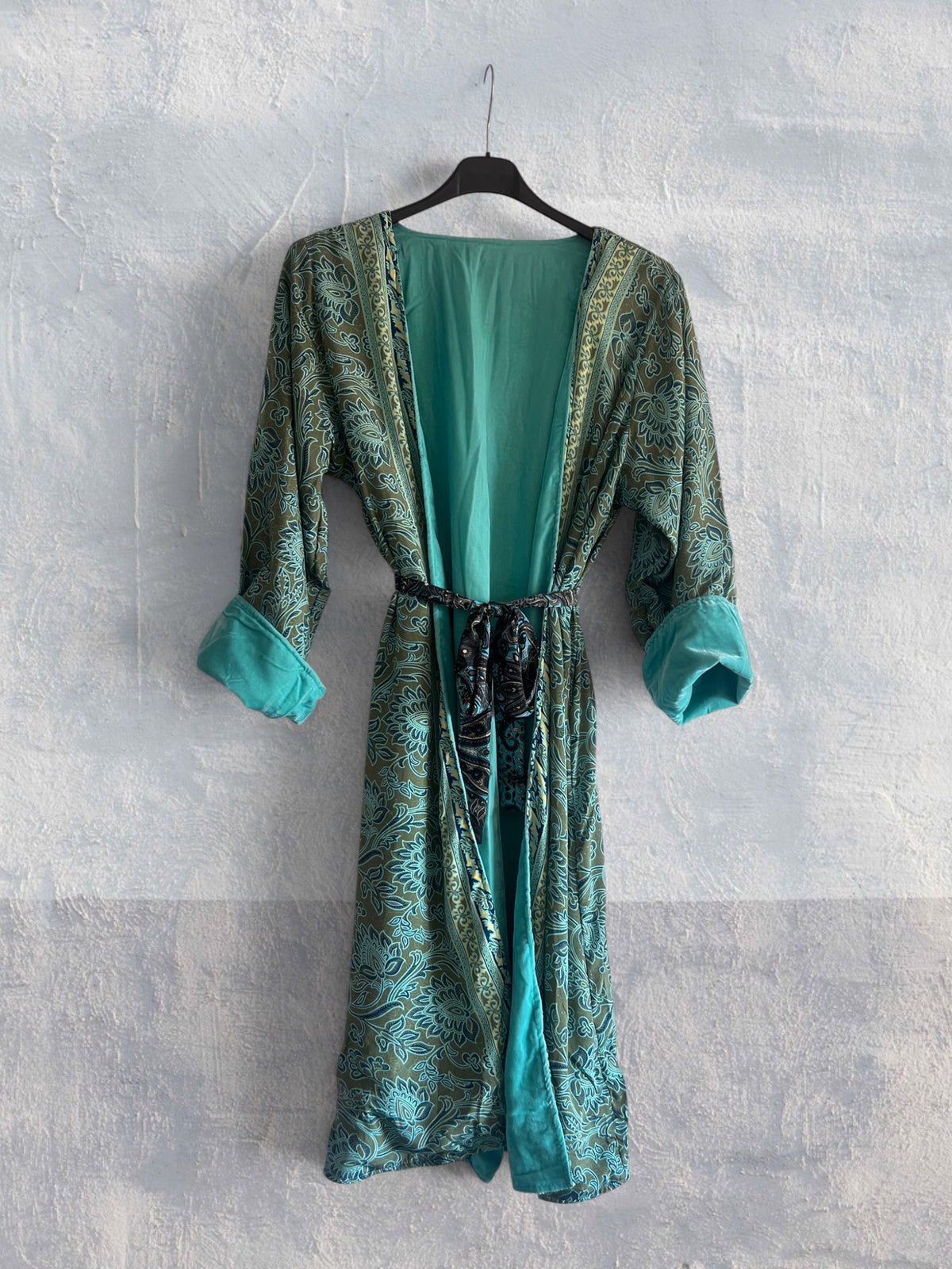 Kimono terciopelo medio largo reversible SPA