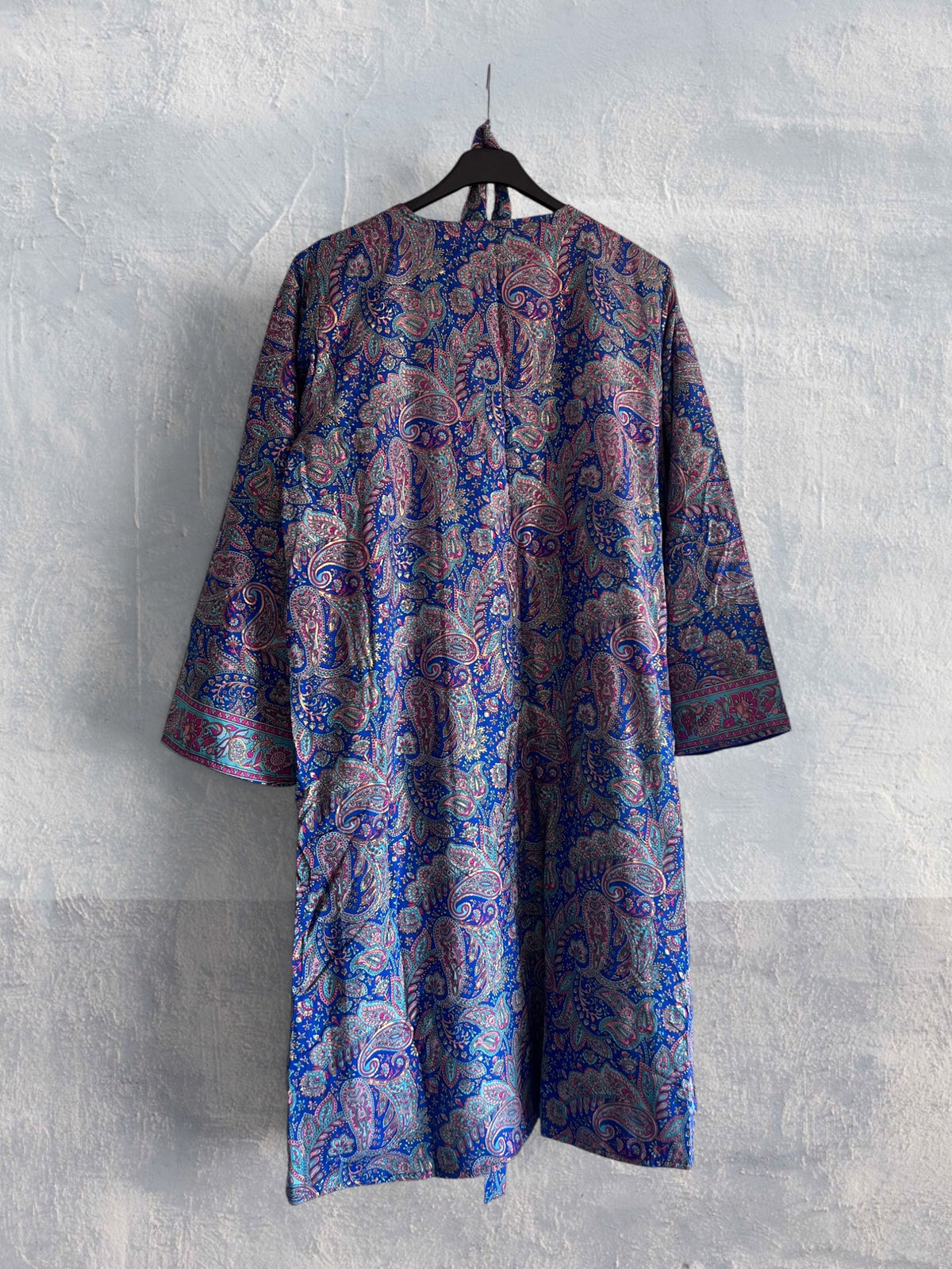 Kimono terciopelo medio largo reversible Electric