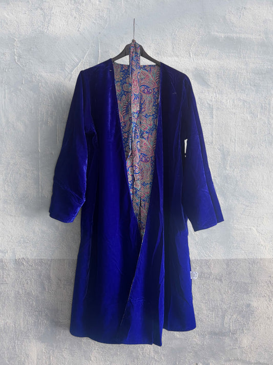 Kimono terciopelo medio largo reversible Electric