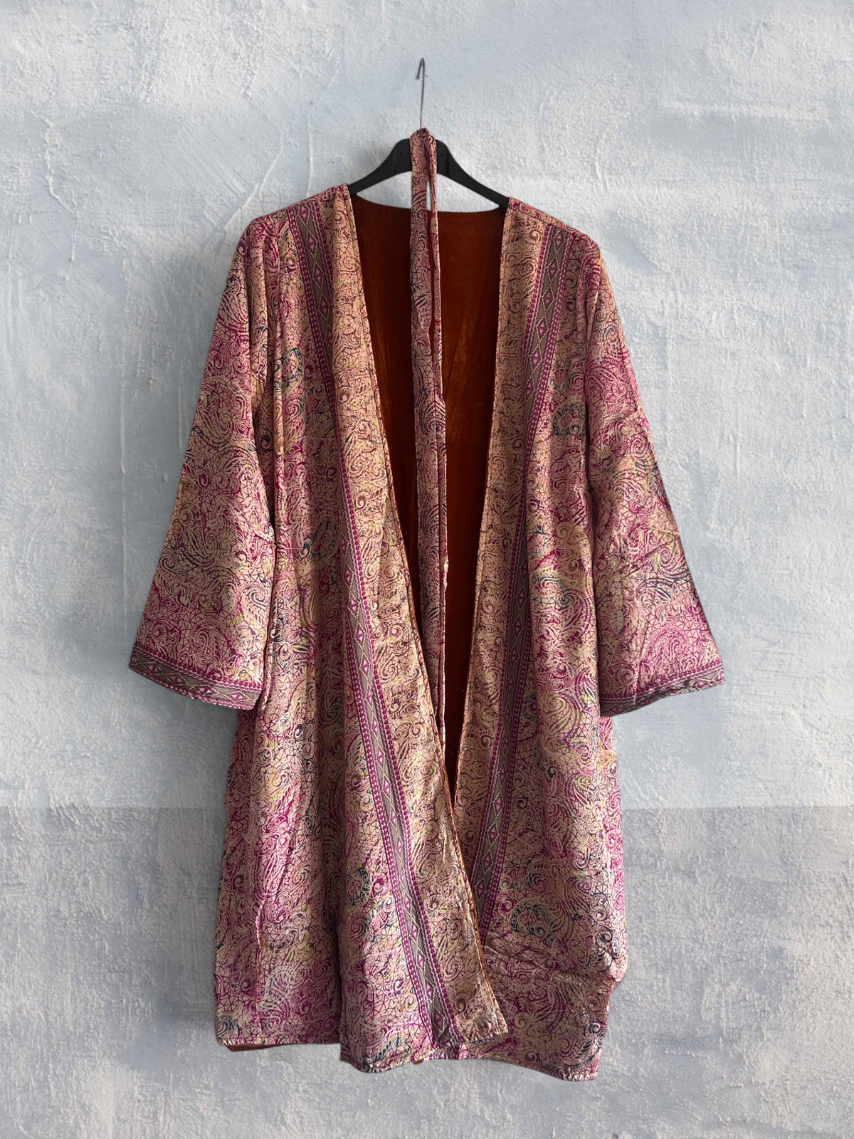Kimono terciopelo medio largo reversible SAFARI