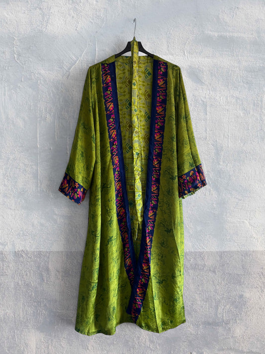 1 Kimono de seda reciclada Reversible Greenlovers