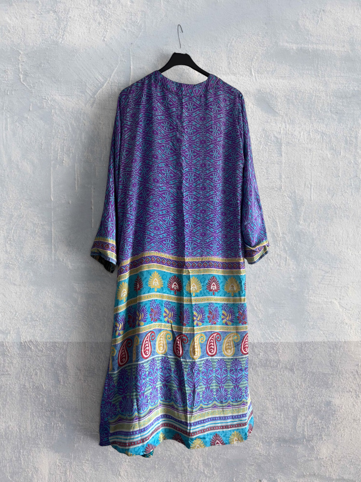 1 Kimono de seda reciclada Reversible Sunset