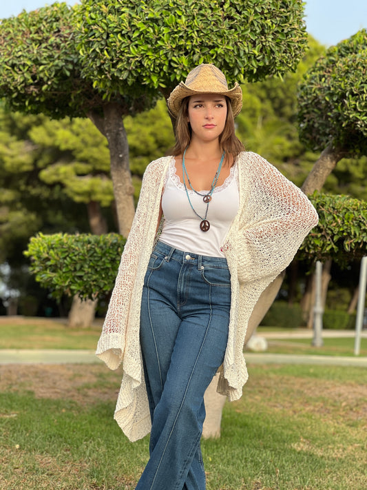 Kimono tejida,  Estilo Boho