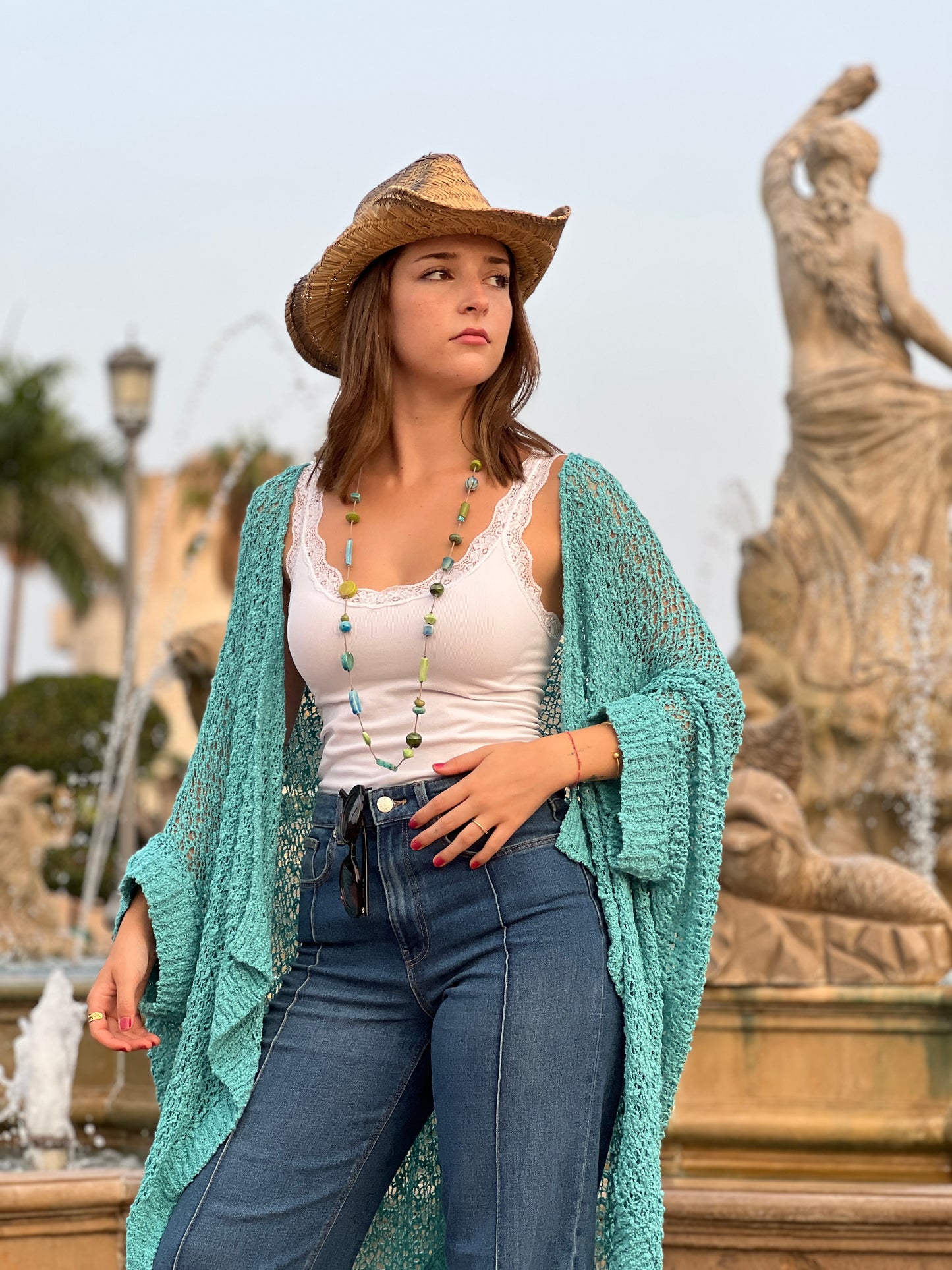 Kimono tejida,  Estilo Boho