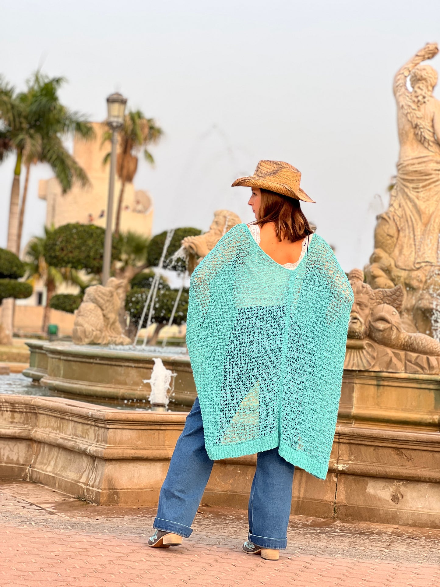 Kimono tejida,  Estilo Boho