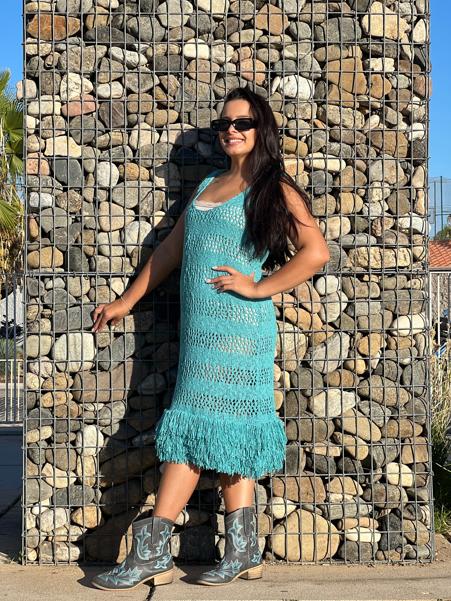Vestido Boho Chic de Crochet – Ligereza y Estilo