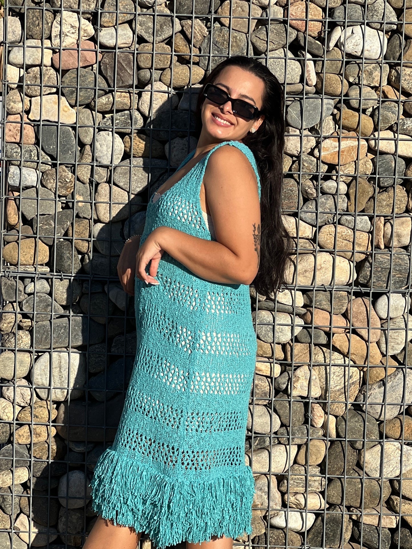 Vestido Boho Chic de Crochet – Ligereza y Estilo