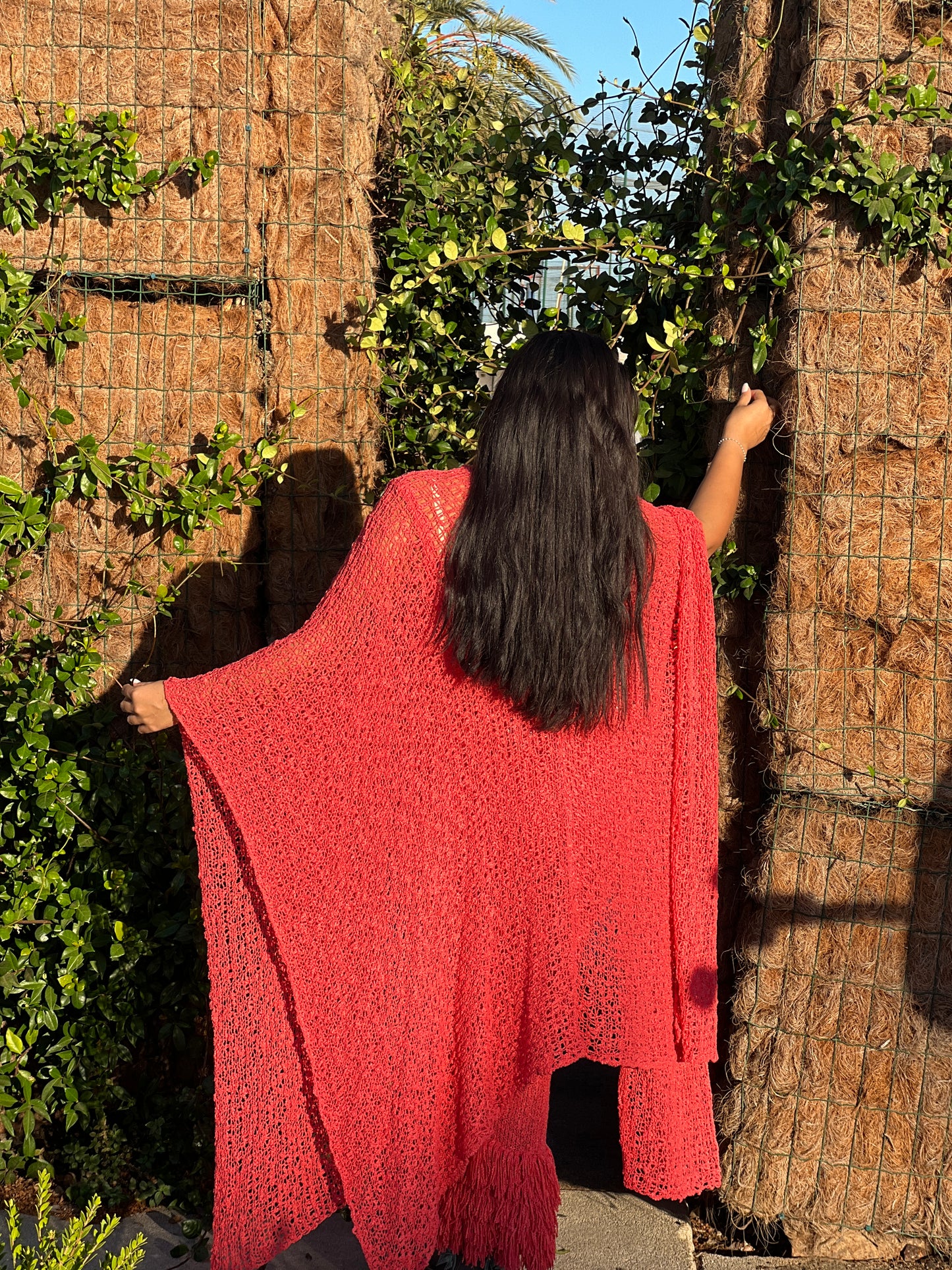 Chal Largo de Punto Artesanal – Hecho a Mano en Indonesia