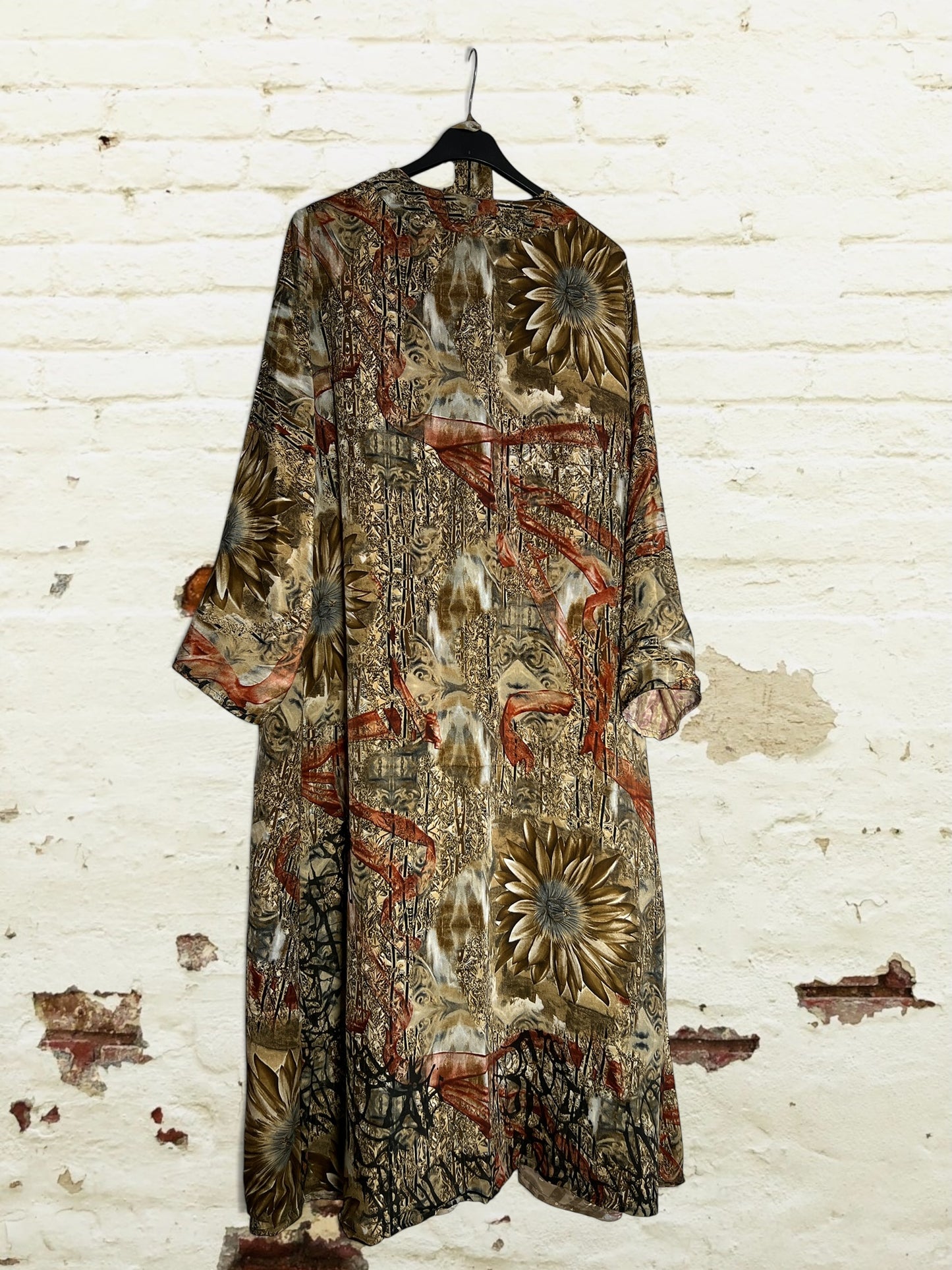 Kimono de seda reciclada Reversible Sardegna