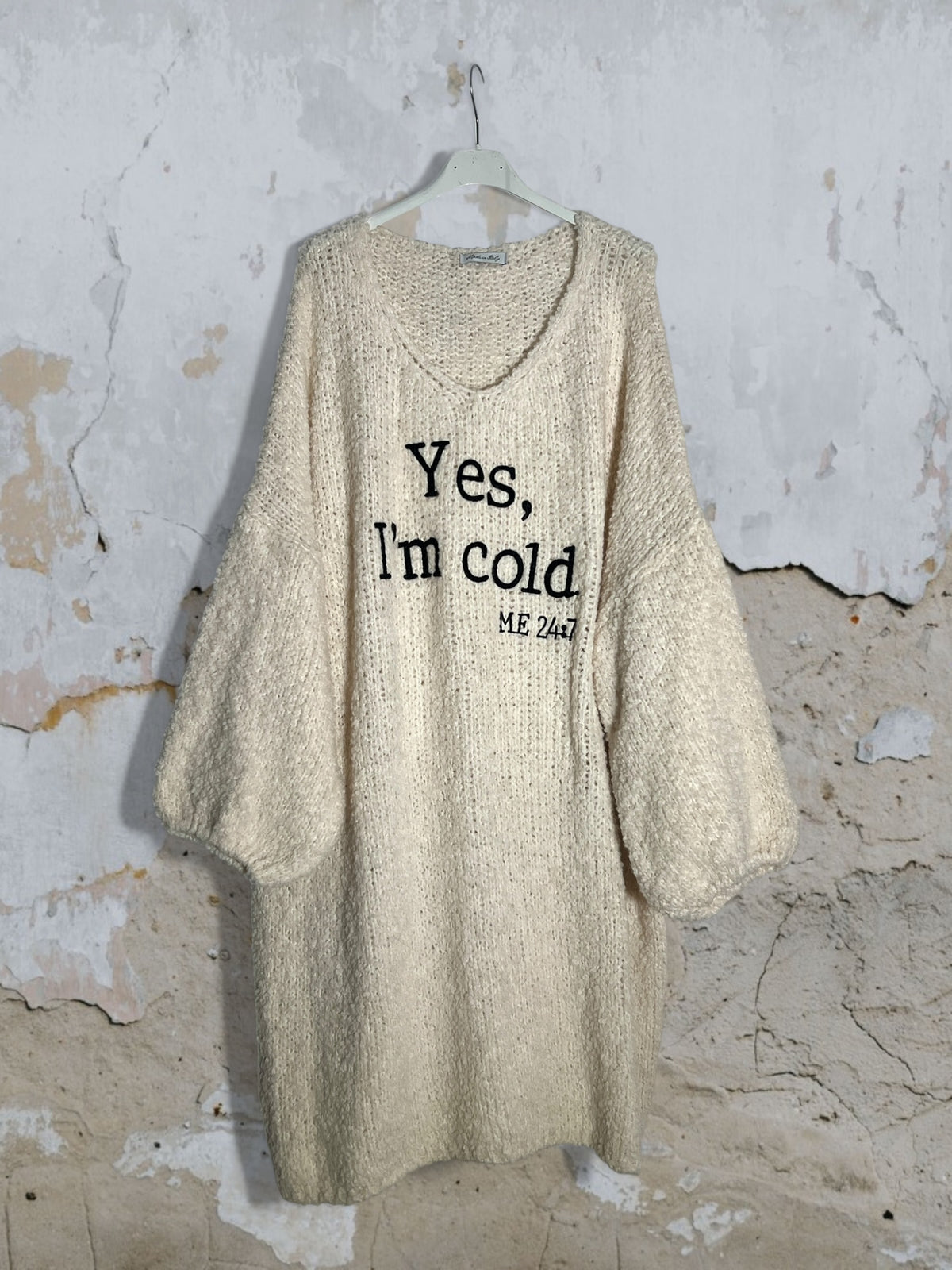 Jersey 'YES I AM COLD'