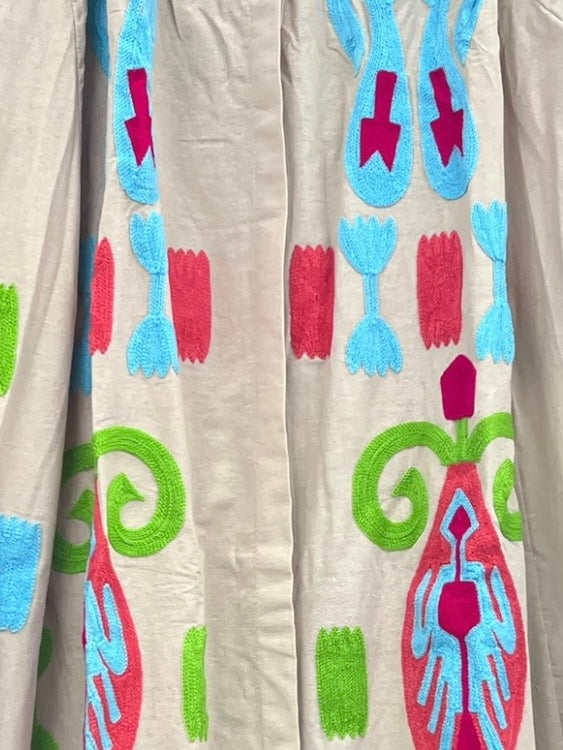 Vestido Camisero México Artesanal 100%