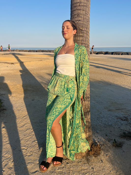 Kimono Largo con Cinturón