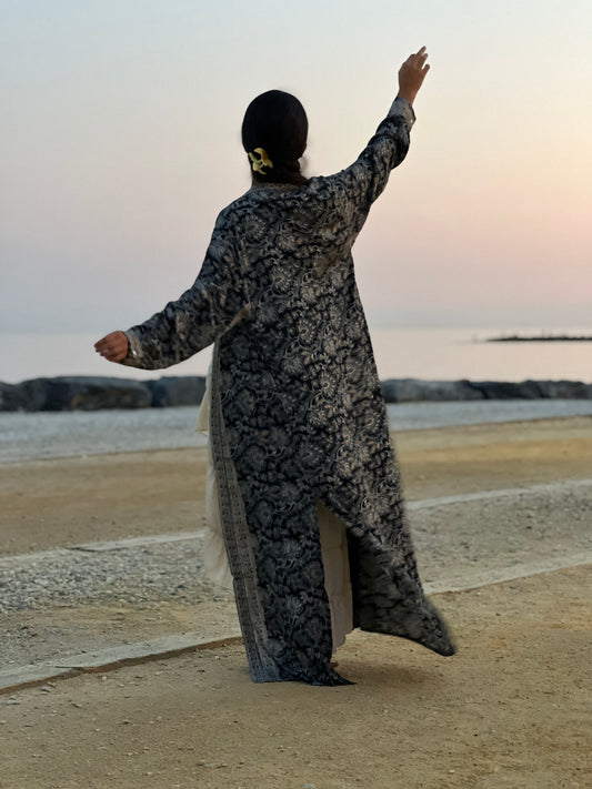 Kimono Largo con Cinturón