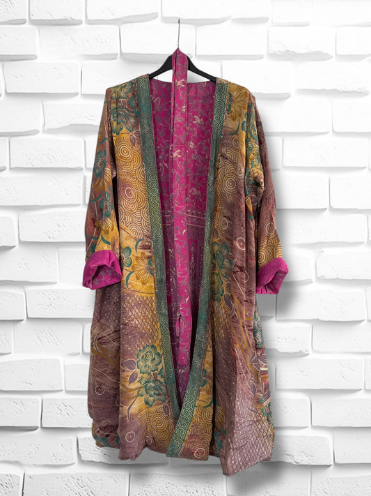 Kimono reversible medio largo Palma