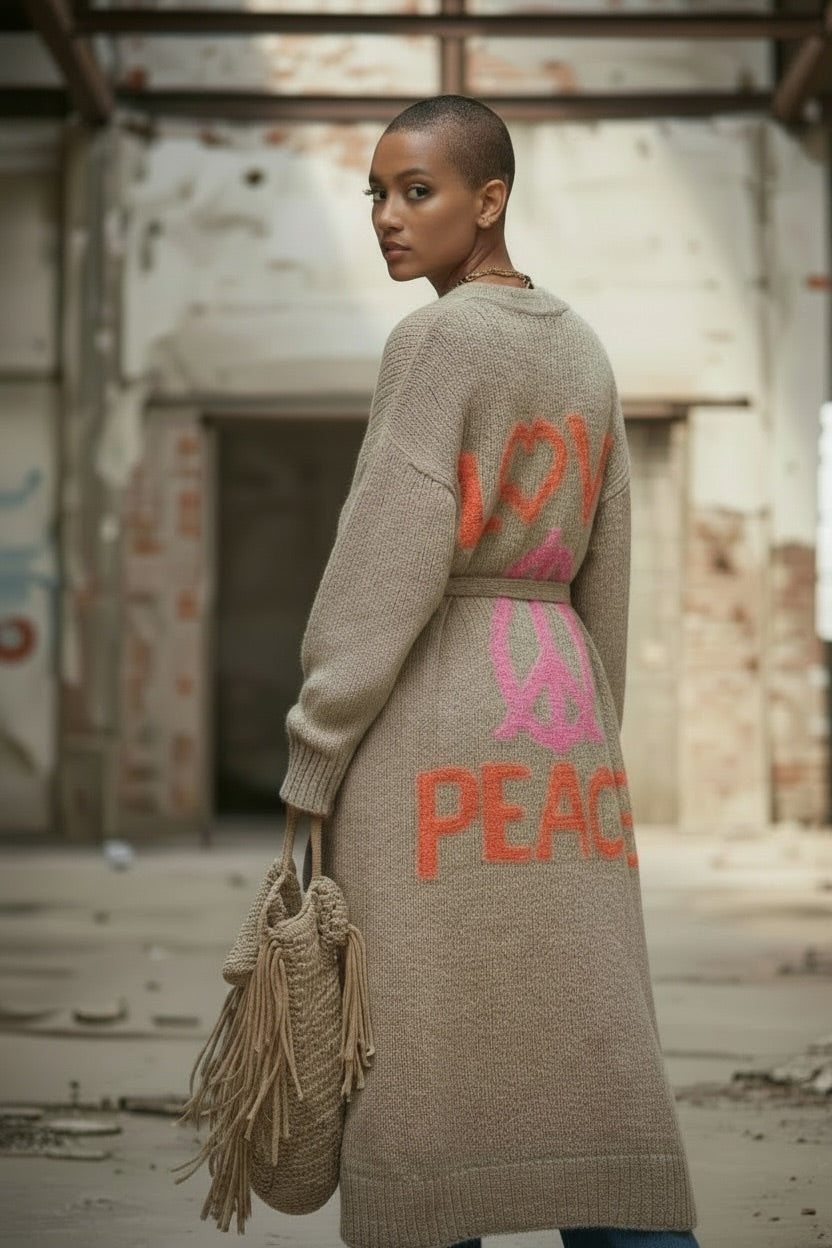 Cardigan LOVE & PEACE