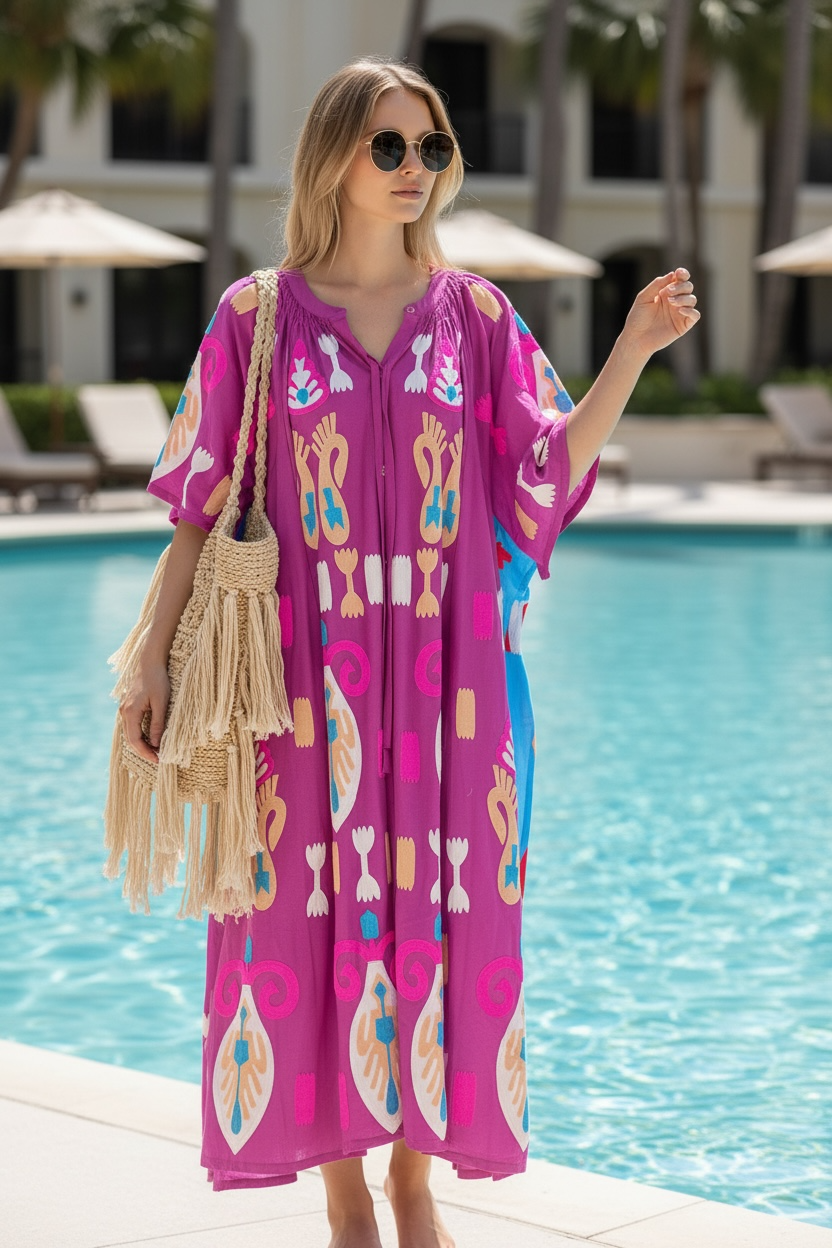 Vestido Camisero México Artesanal 100%